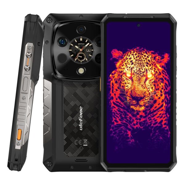 Teléfono robusto Ulefone Armor 28 versión UltraThermal, 16 GB + 1 TB, visión nocturna, 10600 mAh, pantalla de 6,67 pulgadas, Android 14, MediaTek Dimensity 9300+, procesador de ocho núcleos, conectividad 5G, NFC., Armor 28 Ultra Thermal Version