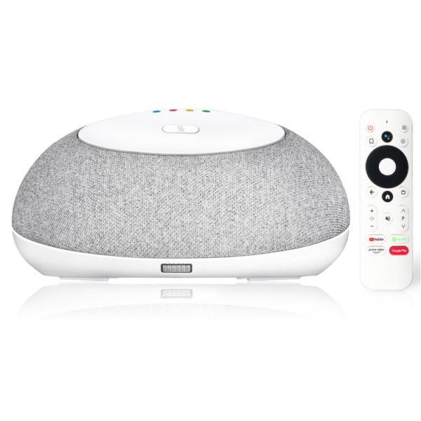 MECOOL KA1 Altavoz Smart TV Android 11 TV Box con Control Remoto, Amlogic S905X4 Quad Core Cortex-A55, 4GB+32GB, Doble Banda/Bluetooth/Ethernet/OTT, KA1-OTT